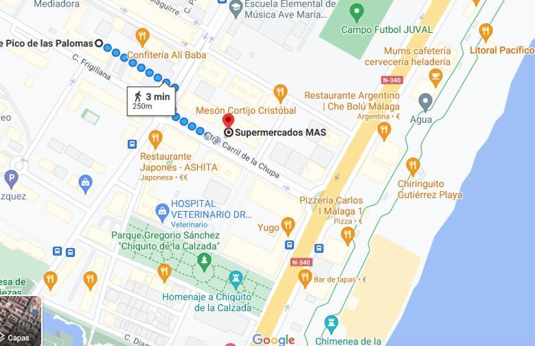 Precioso Apartamento A 5 Minutos Andando De La Playa Málaga Exterior foto